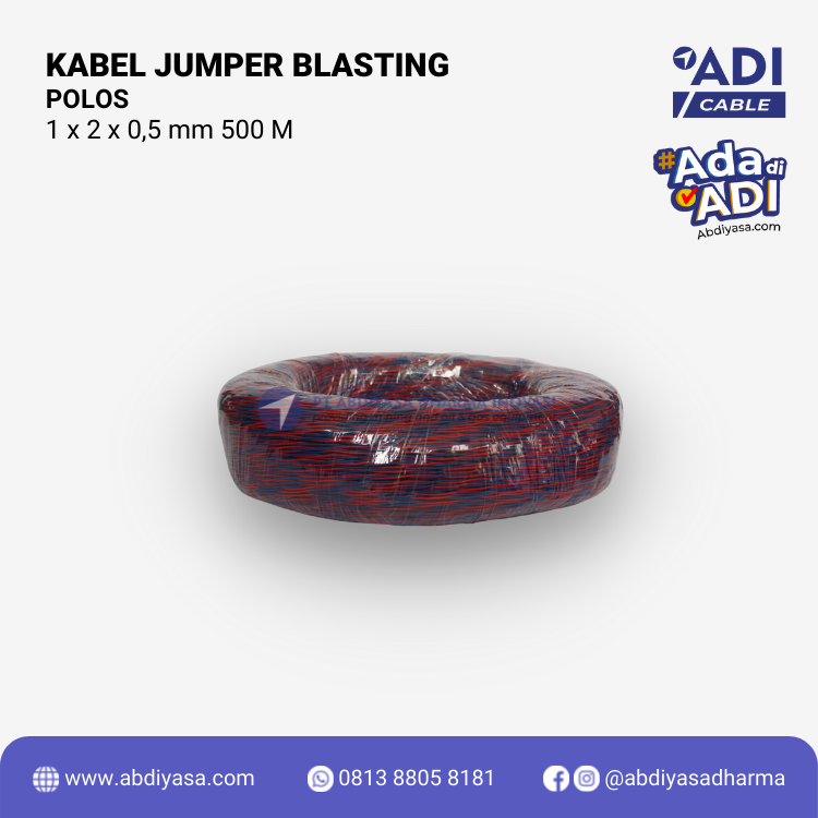 Kabel Jumper Polos - Double 0,5mm @500m