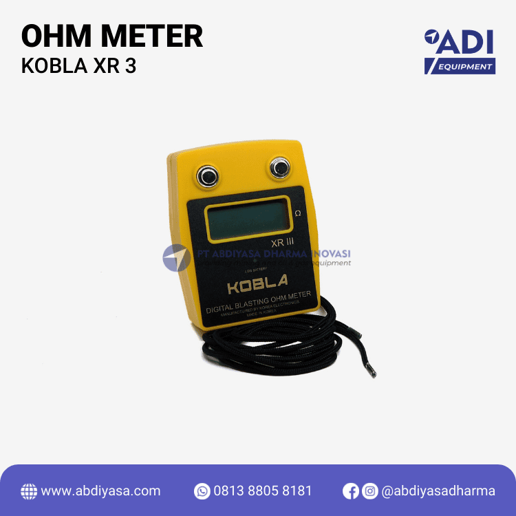 Blasting Ohm Meter KOBLA XR-III