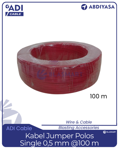 [P1-0.5-100] Kabel Jumper Polos - Single 0,5 mm @100 m